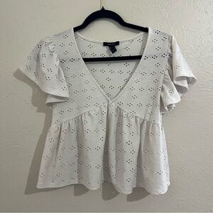 Forever 21 White Blouse